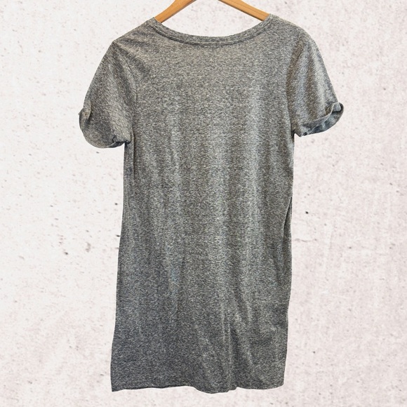 Z Supply Gray Cuffed Sleeve Tie Front tunic - Picture 2 of 3